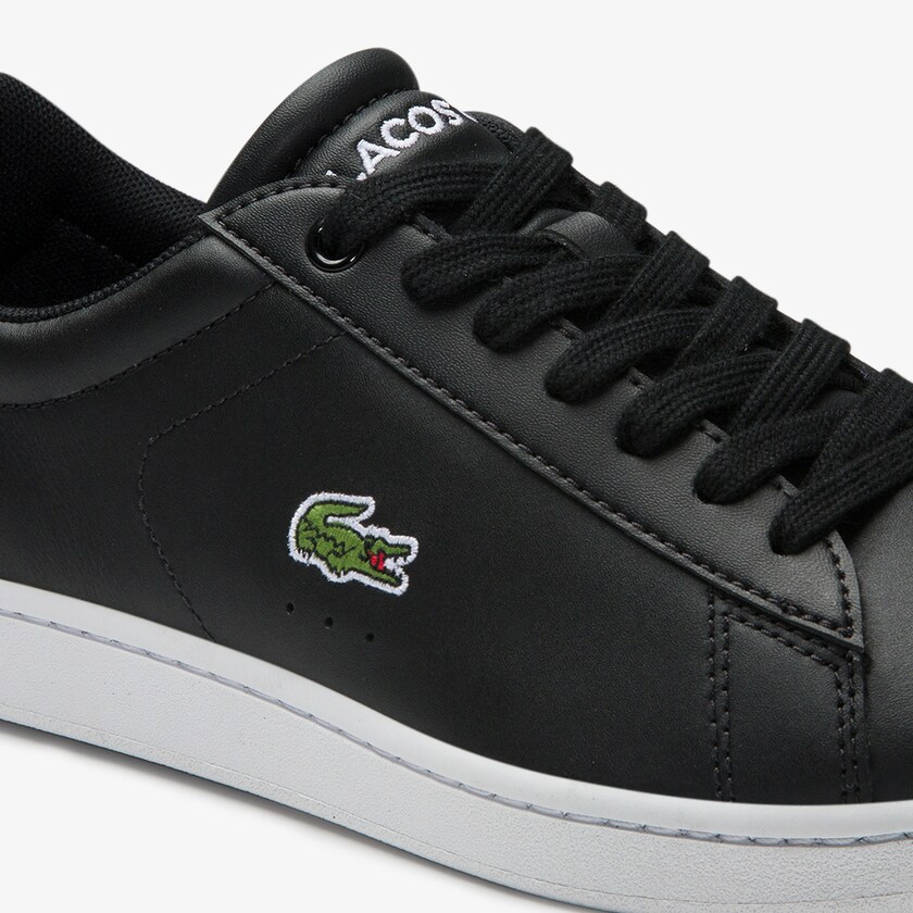 Tenis Lacoste Feminino Pretas Carnaby Evo Mesh-lined Leather XB3-34543I8