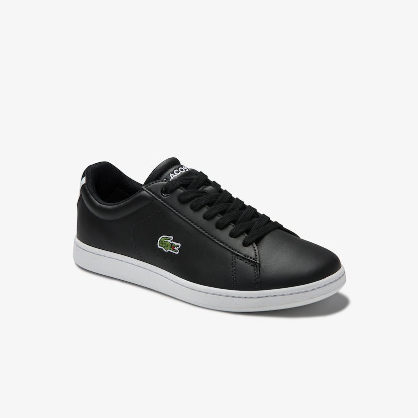Tenis Lacoste Feminino Pretas Carnaby Evo Mesh-lined Leather XB3-34543I8