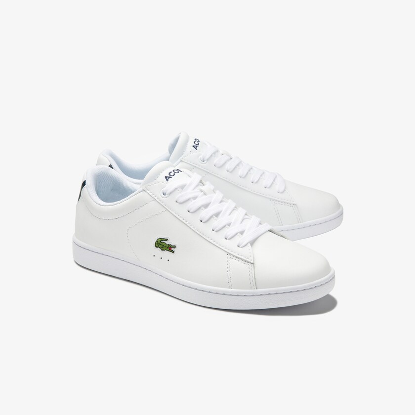 Tenis Lacoste Feminino Branco Carnaby Evo Mesh-lined Leather ZB0-02040W0