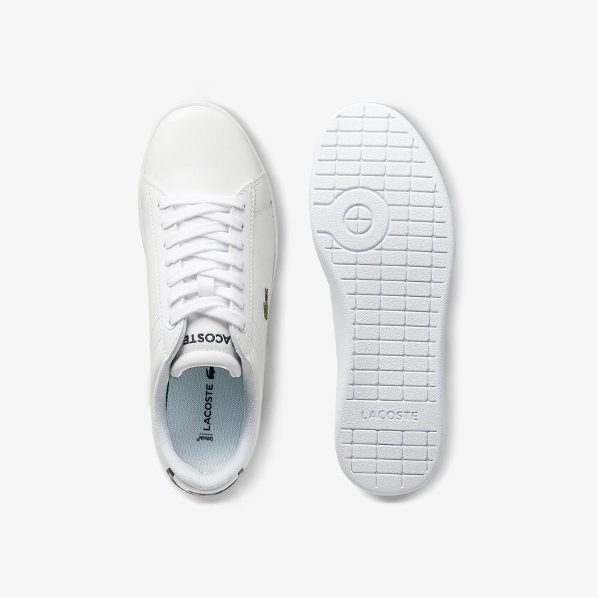 Tenis Lacoste Feminino Branco Carnaby Evo Mesh-lined Leather ZB0-02040W0