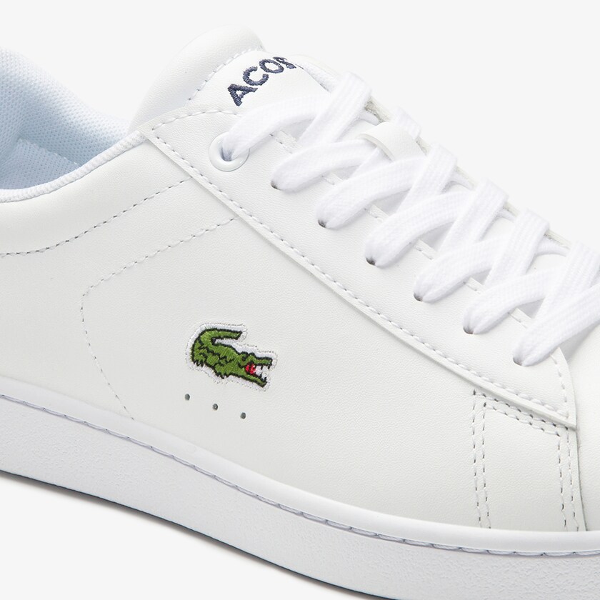 Tenis Lacoste Feminino Branco Carnaby Evo Mesh-lined Leather ZB0-02040W0