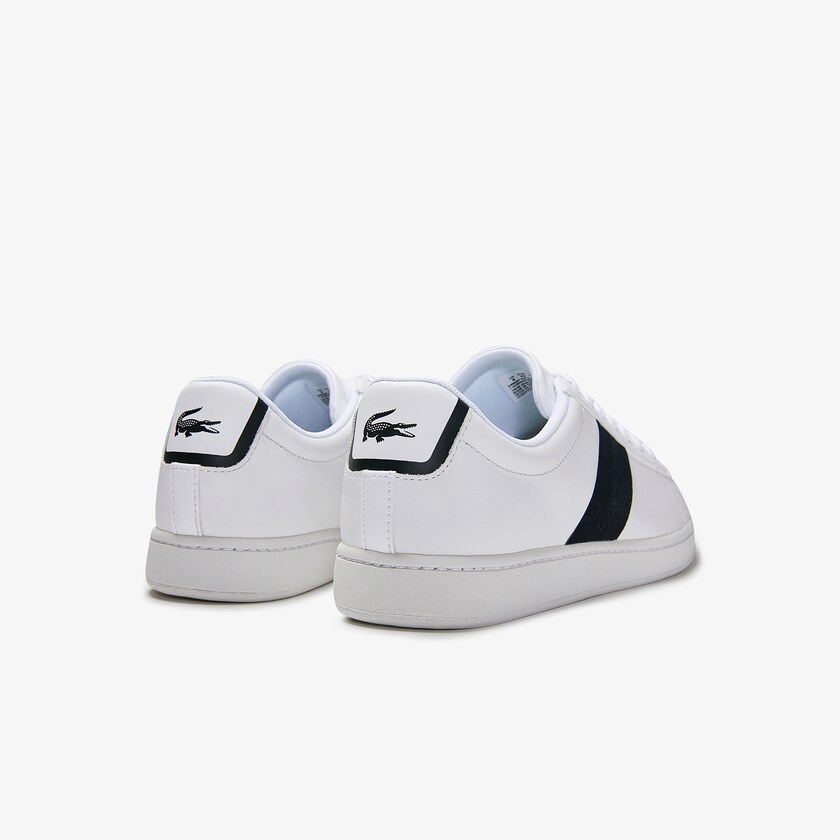 Tenis Lacoste Masculino Branco Azul Marinho Carnaby Evo Pigmented Leather GZ6-86058B1