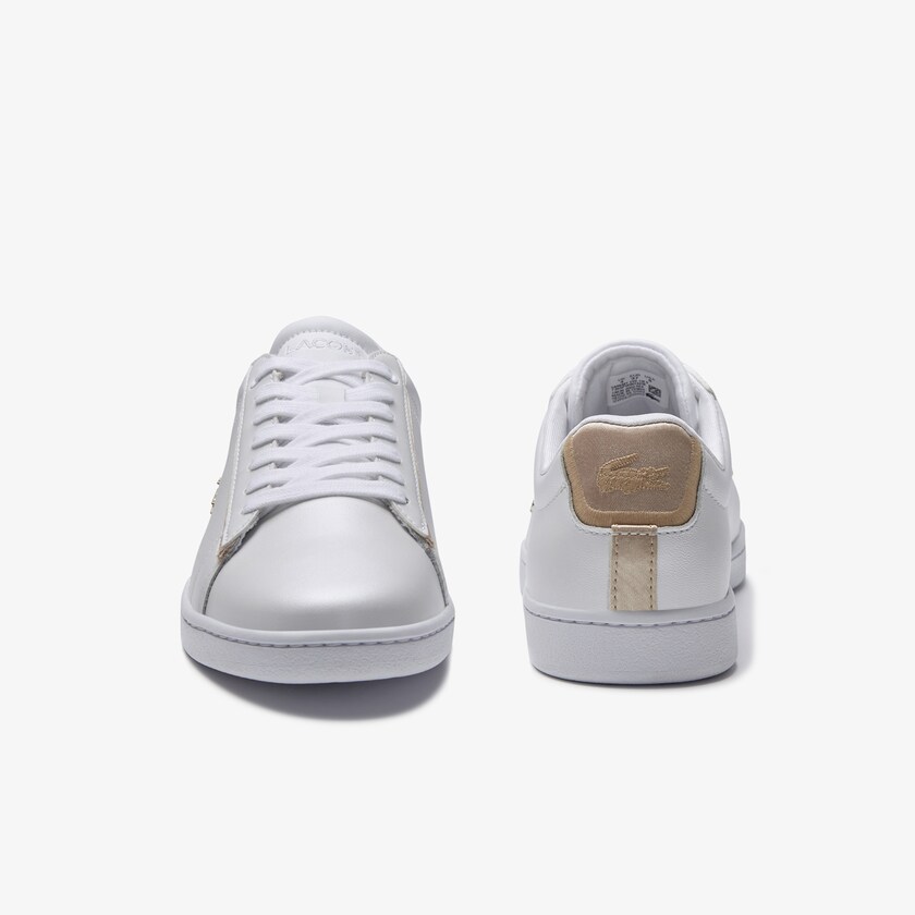 Tenis Lacoste Feminino Branco Carnaby Evo Satin and Leather VC7-16471A1