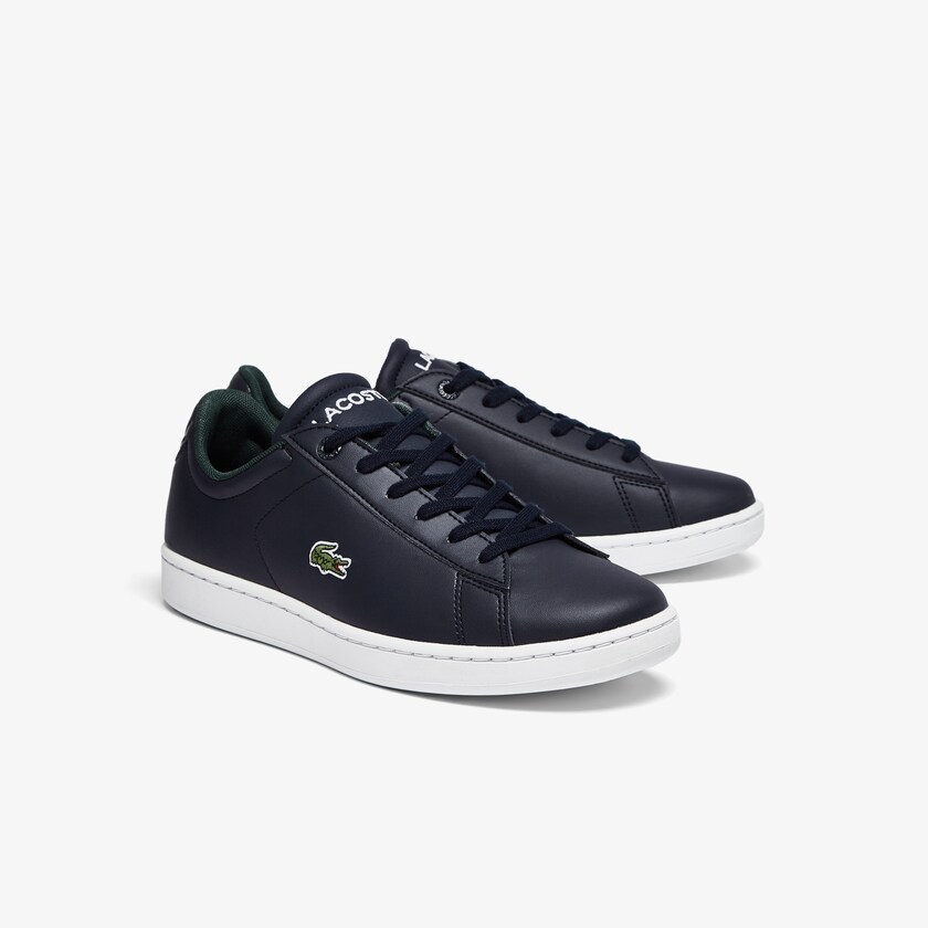 Tenis Lacoste Criança Azul Marinho Branco Carnaby Evo Synthetic TL1-80188P7