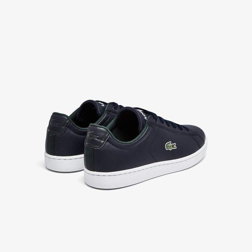 Tenis Lacoste Criança Azul Marinho Branco Carnaby Evo Synthetic TL1-80188P7