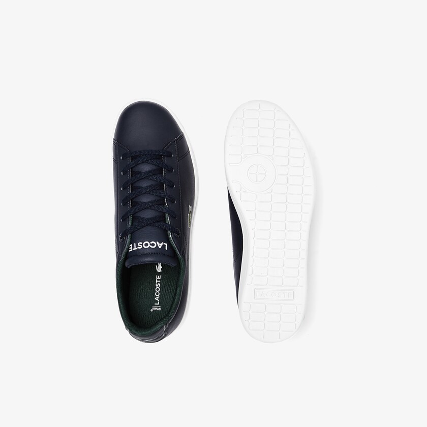 Tenis Lacoste Criança Azul Marinho Branco Carnaby Evo Synthetic TL1-80188P7