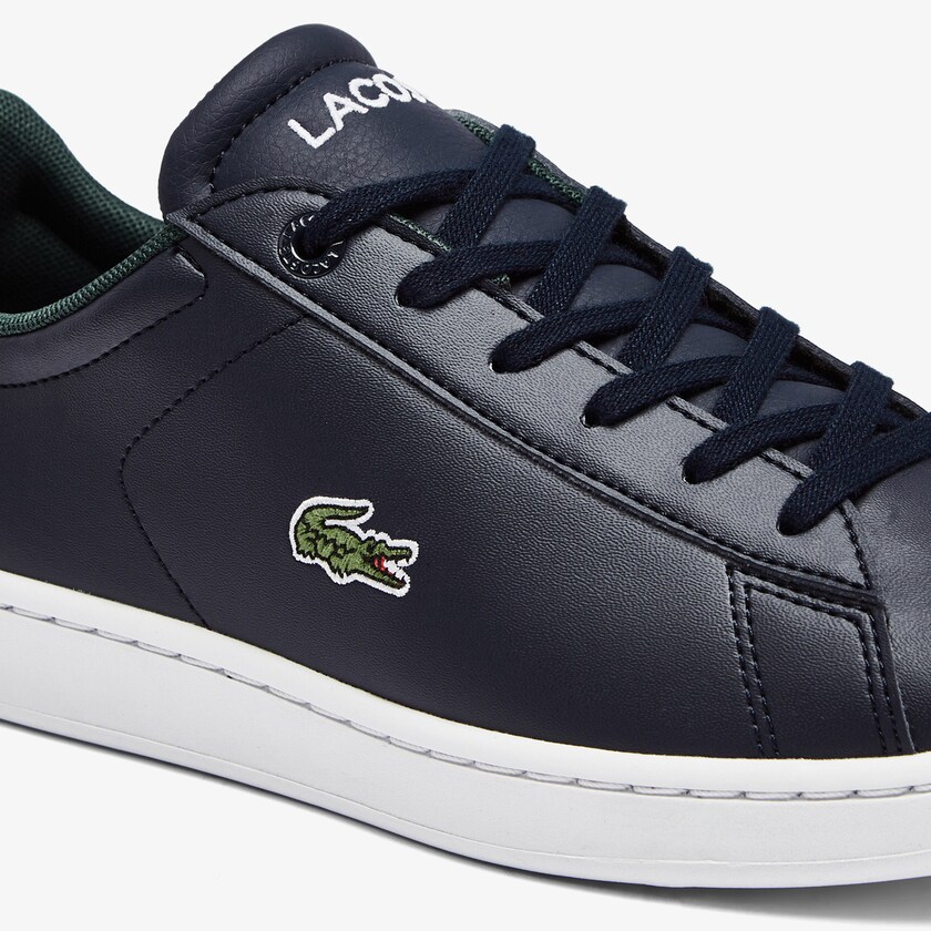 Tenis Lacoste Criança Azul Marinho Branco Carnaby Evo Synthetic TL1-80188P7