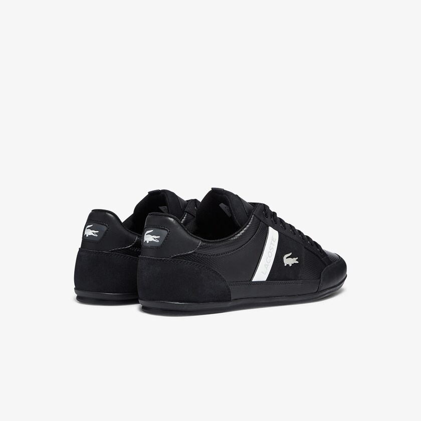 Tenis Lacoste Masculino Pretas Chaymon Leather and Suede NU3-09720M6