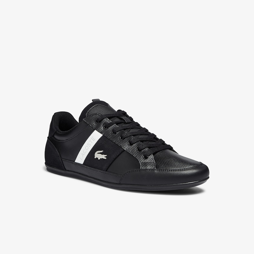 Tenis Lacoste Masculino Pretas Chaymon Leather and Suede NU3-09720M6