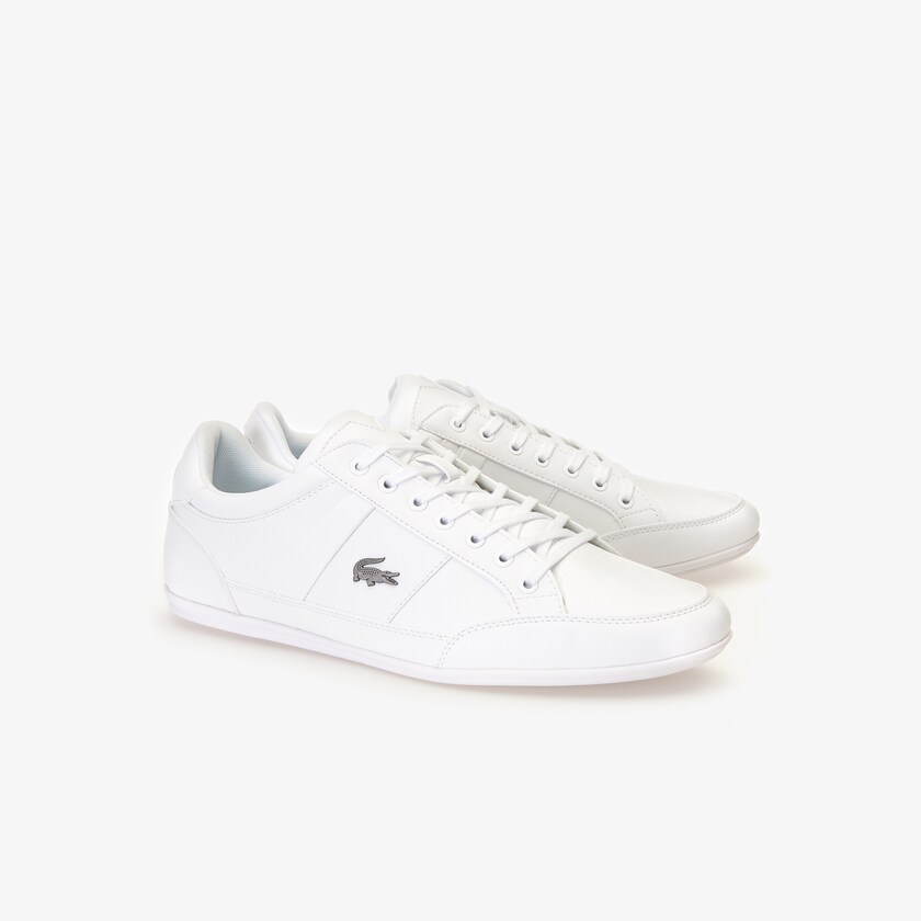 Tenis Lacoste Masculino Branco Chaymon Nappa Leather VF5-36623P2