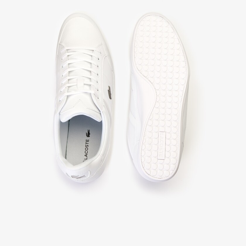 Tenis Lacoste Masculino Branco Chaymon Nappa Leather VF5-36623P2