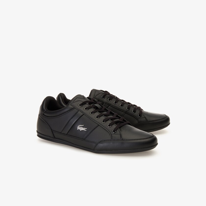 Tenis Lacoste Masculino Pretas Chaymon Nappa Leather XO7-63416J1