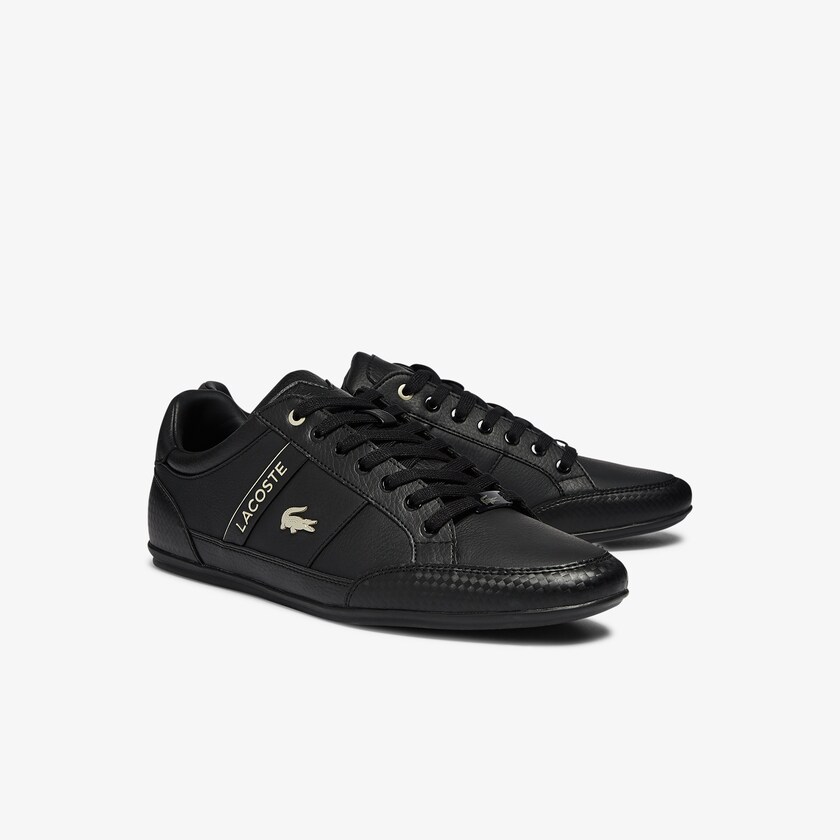 Tenis Lacoste Masculino Pretas Chaymon Synthetic and Leather IF2-70787U4