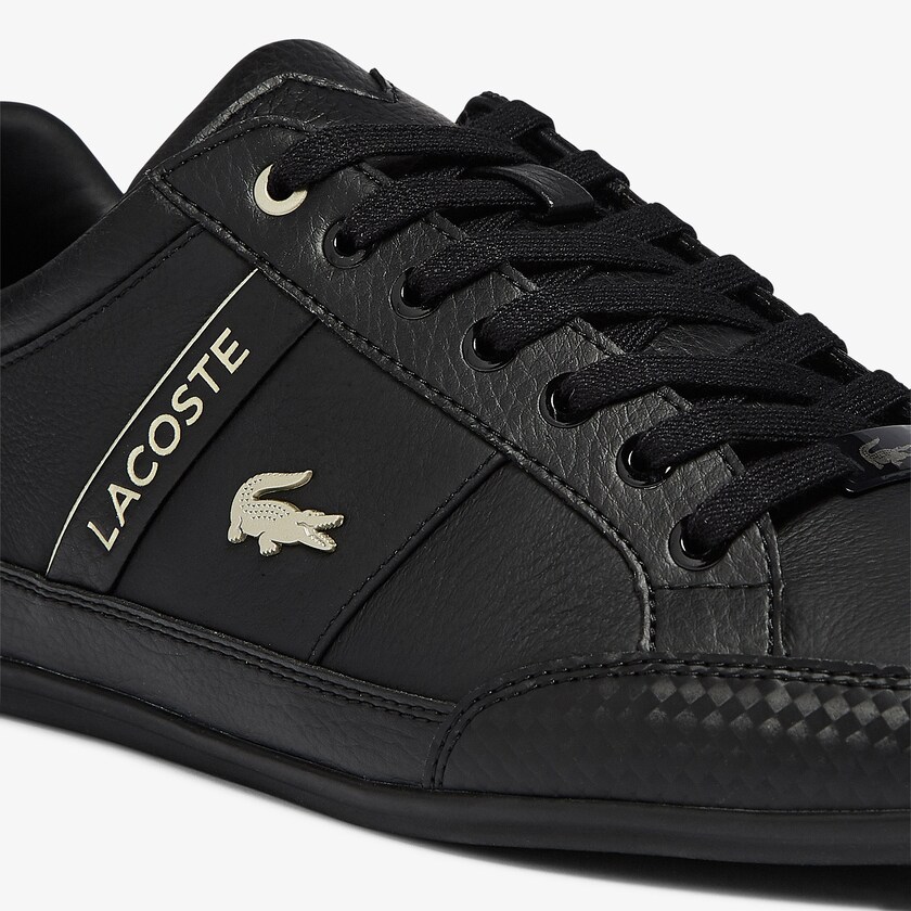 Tenis Lacoste Masculino Pretas Chaymon Synthetic and Leather IF2-70787U4