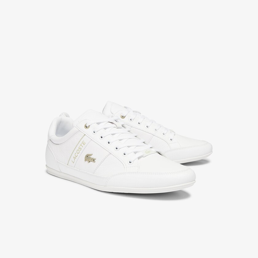 Tenis Lacoste Masculino Branco Branco Chaymon Synthetic and Leather TB7-75667H4