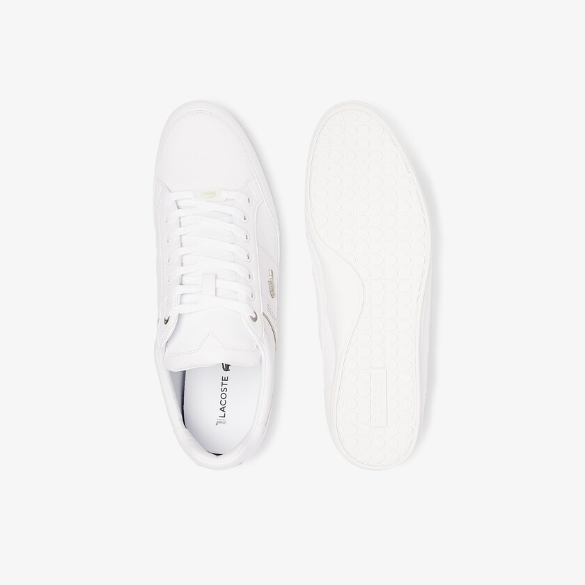 Tenis Lacoste Masculino Branco Branco Chaymon Synthetic and Leather TB7-75667H4