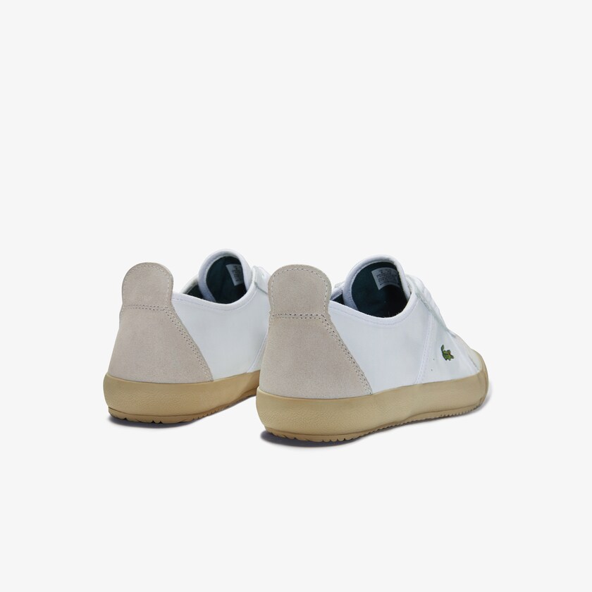 Tenis Lacoste Feminino Branco Cinzentas Contest Leather and Suede CR7-49304Q5