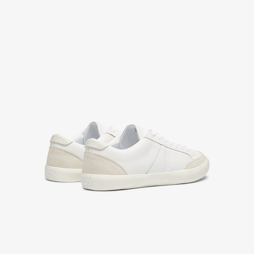 Tenis Lacoste Masculino Branco Cinzentas Coupole Leather and Suede AZ5-89318O3