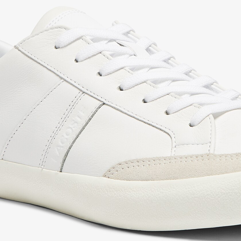 Tenis Lacoste Masculino Branco Cinzentas Coupole Leather and Suede AZ5-89318O3