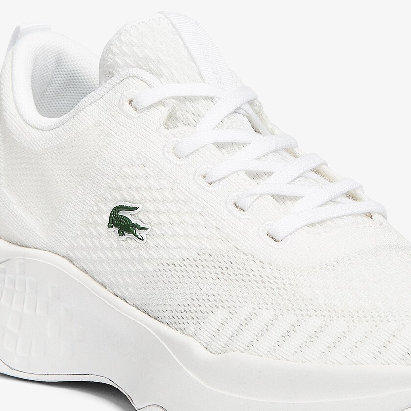 Tenis Lacoste Feminino Branco Court-Drive Fly Textile KA2-97479I1