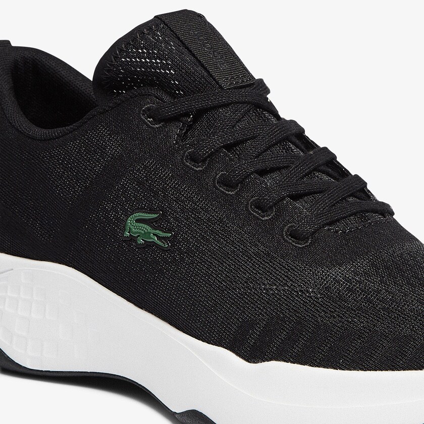 Tenis Lacoste Masculino Pretas Branco Court-Drive Fly Textile CB4-10841N8