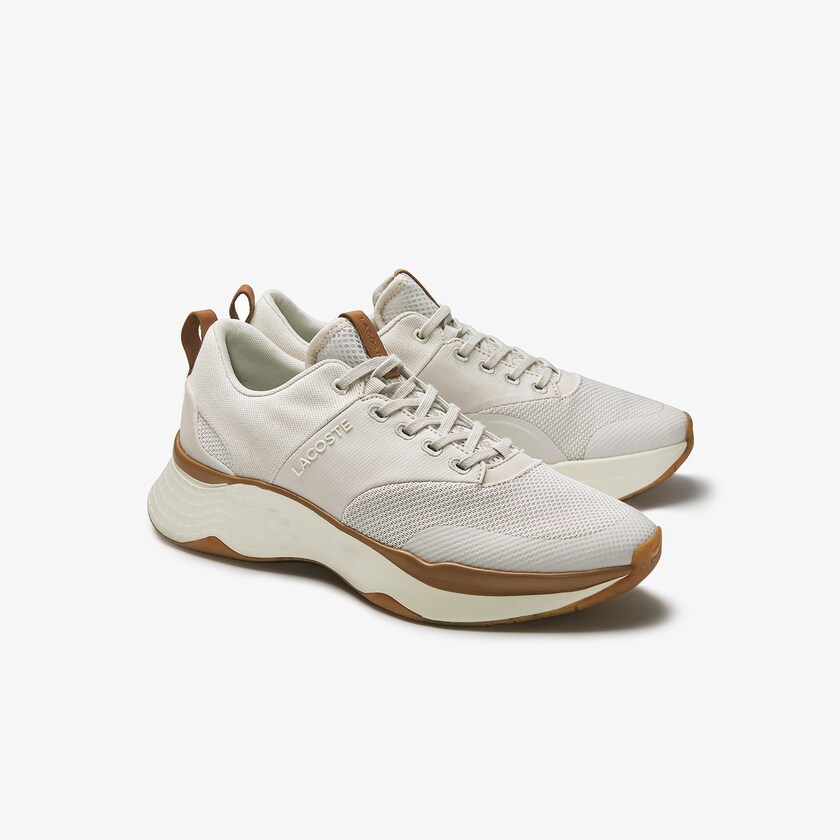 Tenis Lacoste Feminino Branco Branco Court-Drive Plus Canvas and Synthetic LX9-02570J0