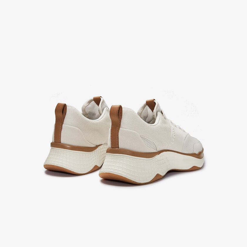 Tenis Lacoste Feminino Branco Branco Court-Drive Plus Canvas and Synthetic LX9-02570J0