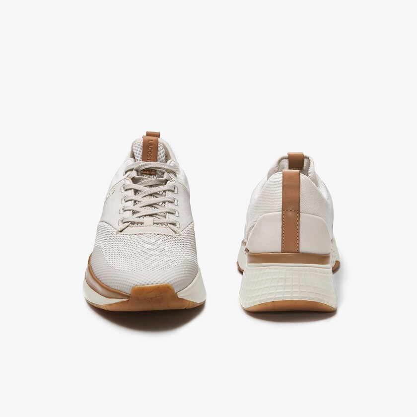 Tenis Lacoste Feminino Branco Branco Court-Drive Plus Canvas and Synthetic LX9-02570J0