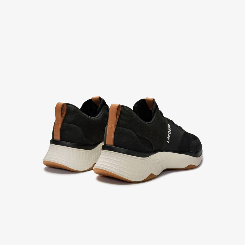 Tenis Lacoste Masculino Pretas Branco Court-Drive Plus Colourblock Textile CZ3-38273H6