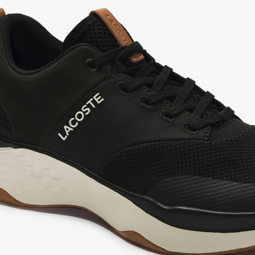 Tenis Lacoste Masculino Pretas Branco Court-Drive Plus Colourblock Textile CZ3-38273H6