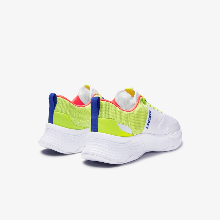 Tenis Lacoste Feminino Branco Luz Verdes Court-Drive Plus Textile SB4-83058E1