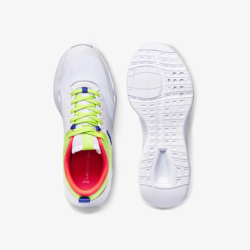 Tenis Lacoste Feminino Branco Luz Verdes Court-Drive Plus Textile SB4-83058E1