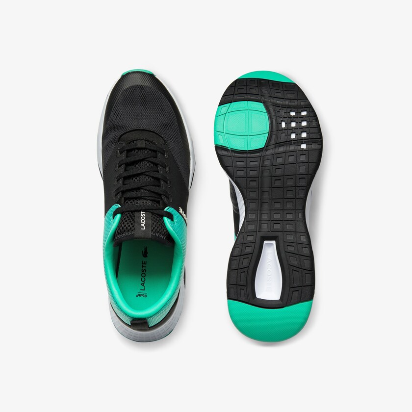 Tenis Lacoste Masculino Pretas Turquesa Court-Drive Plus Textile QS5-15261K1