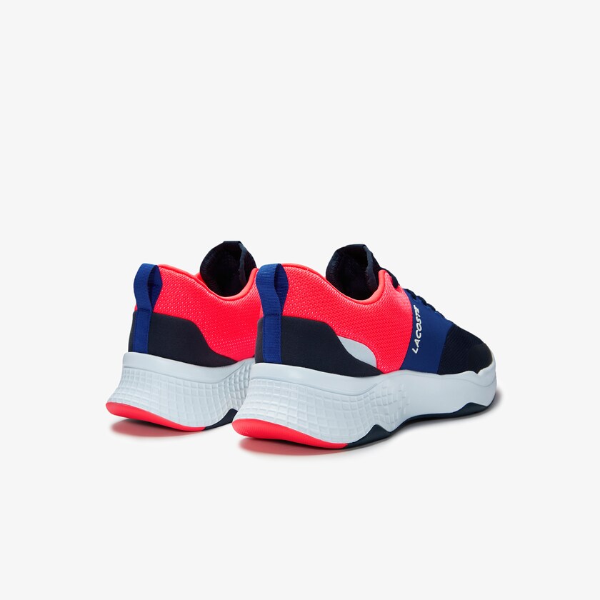 Tenis Lacoste Masculino Azul Marinho Rosa Court-Drive Plus Textile XU7-30213Q3