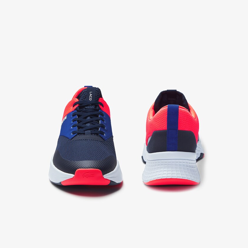 Tenis Lacoste Masculino Azul Marinho Rosa Court-Drive Plus Textile XU7-30213Q3