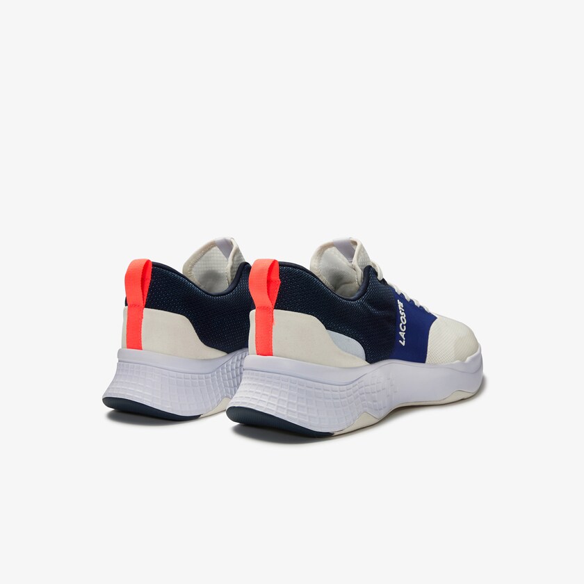 Tenis Lacoste Masculino Branco Azul Marinho Court-Drive Plus Textile ID3-35253D2