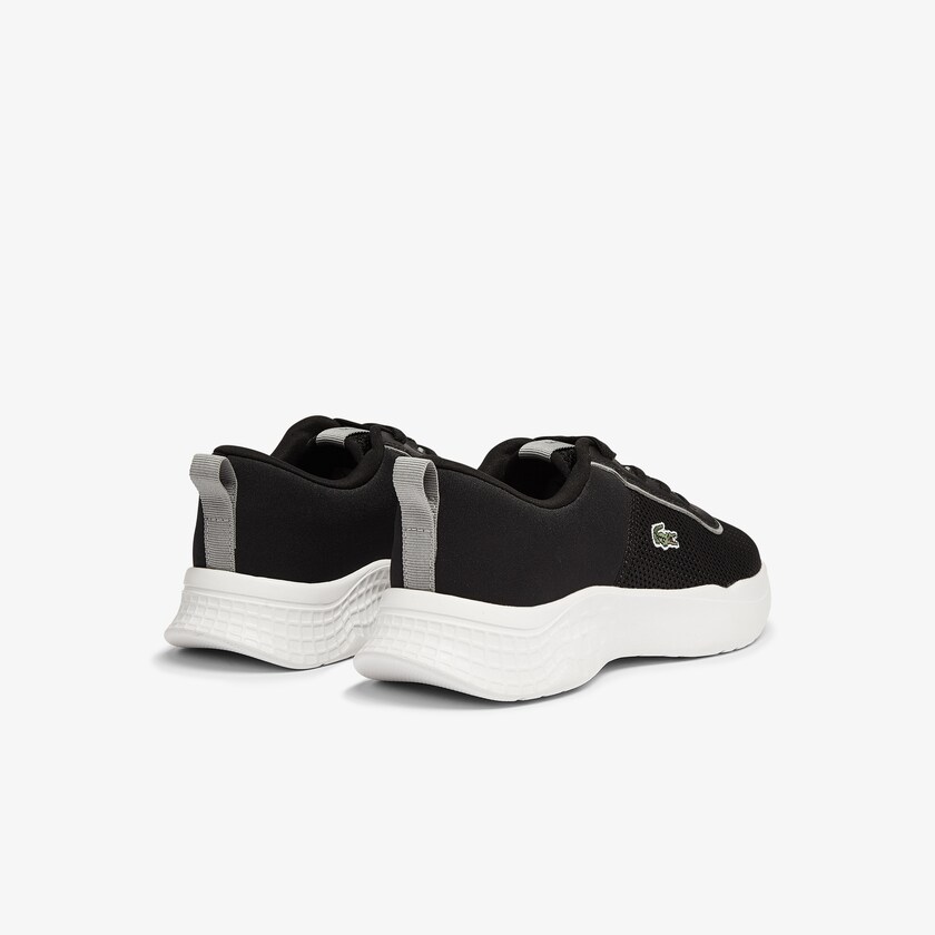 Tenis Lacoste Criança Pretas Cinzentas Court-Drive Textile Air Mesh MF4-20242L5