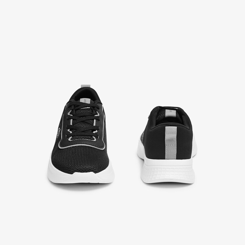 Tenis Lacoste Criança Pretas Cinzentas Court-Drive Textile Air Mesh MF4-20242L5