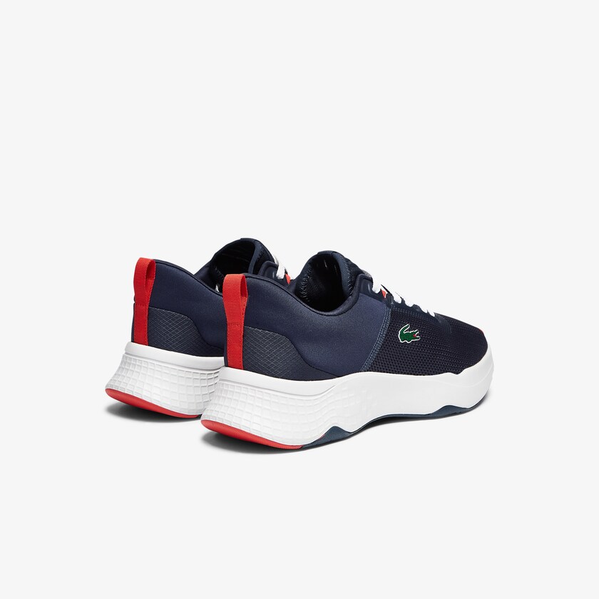 Tenis Lacoste Masculino Azul Marinho Branco Court-Drive Textile QP2-06710C5