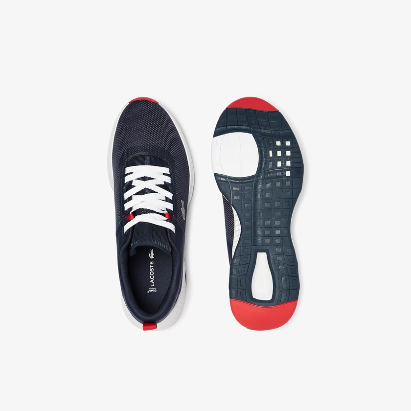 Tenis Lacoste Masculino Azul Marinho Branco Court-Drive Textile QP2-06710C5