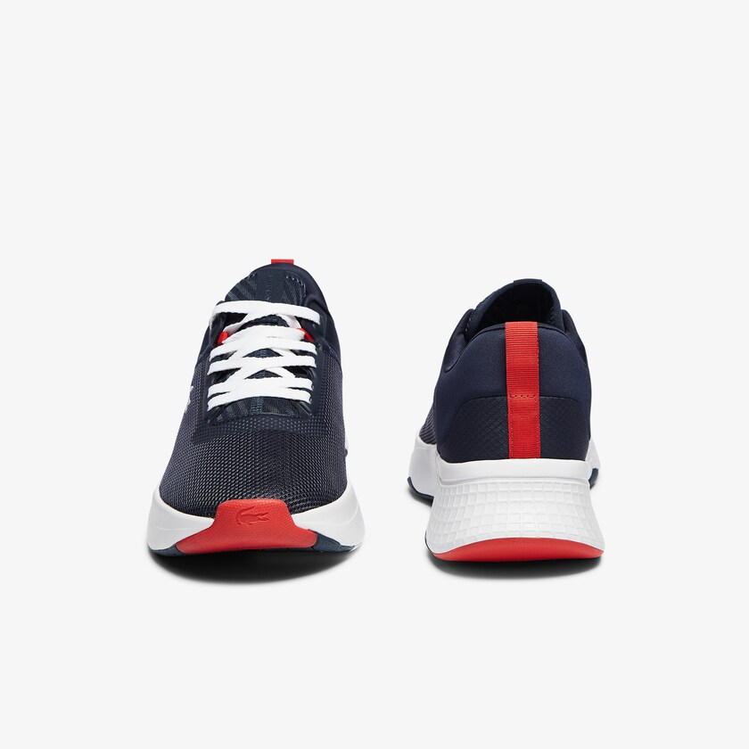 Tenis Lacoste Masculino Azul Marinho Branco Court-Drive Textile QP2-06710C5