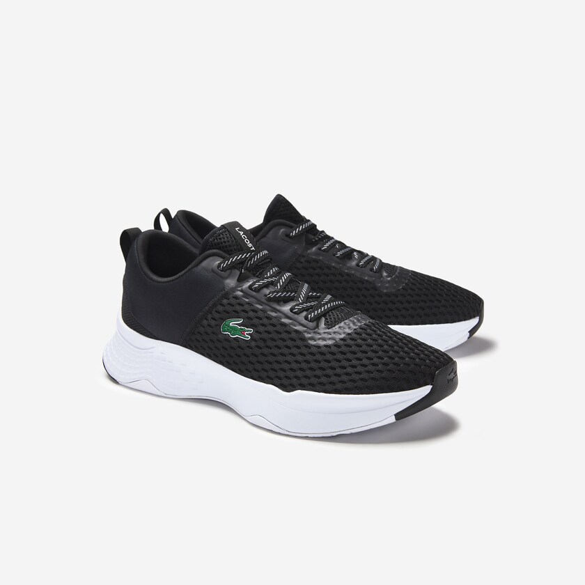 Tenis Lacoste Masculino Pretas Branco Court-Drive Textile WJ2-44564F4