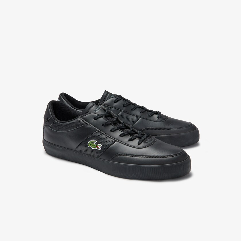 Tenis Lacoste Masculino Pretas Court-Master Leather ZH2-21442N8