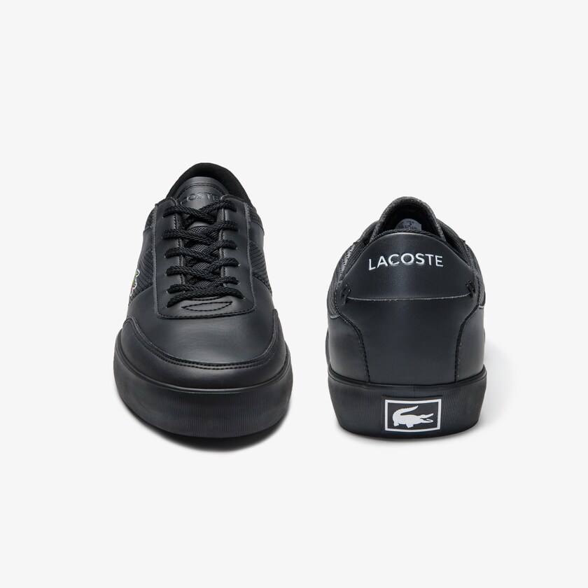 Tenis Lacoste Masculino Pretas Court-Master Leather ZH2-21442N8
