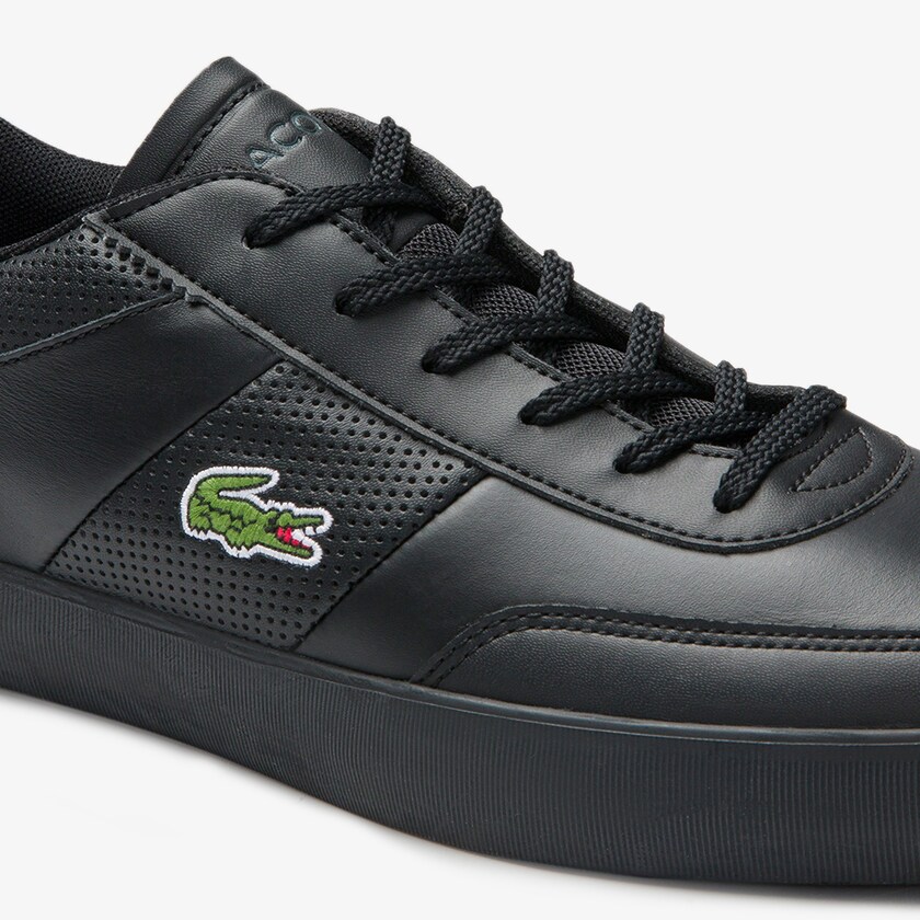 Tenis Lacoste Masculino Pretas Court-Master Leather ZH2-21442N8