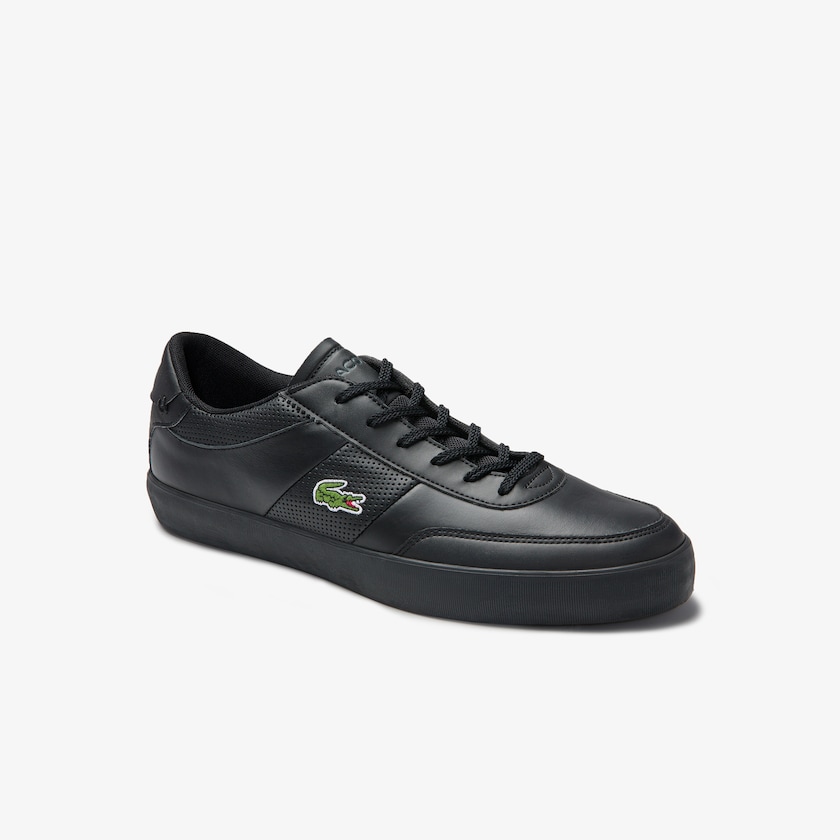 Tenis Lacoste Masculino Pretas Court-Master Leather ZH2-21442N8