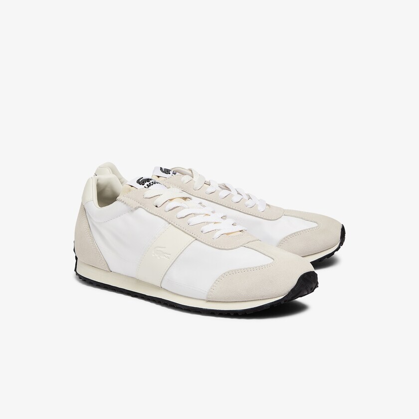 Tenis Lacoste Masculino Bege Court Pace Textile JU3-66436P5