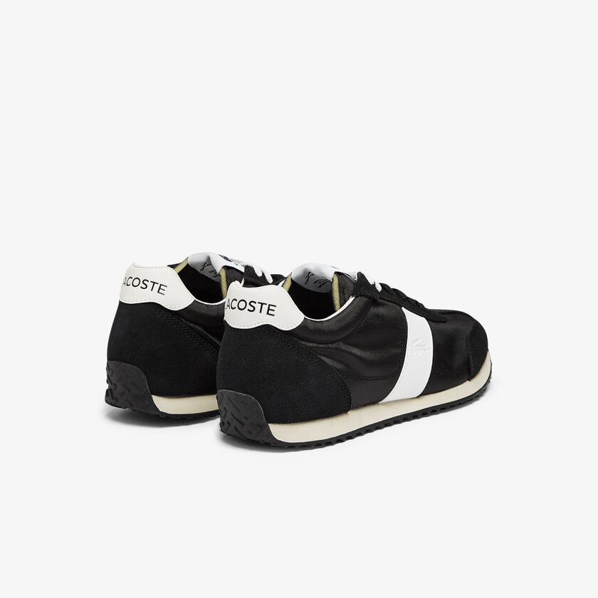 Tenis Lacoste Masculino Pretas Cinzentas Court Pace Textile and Suede KT6-77037D0