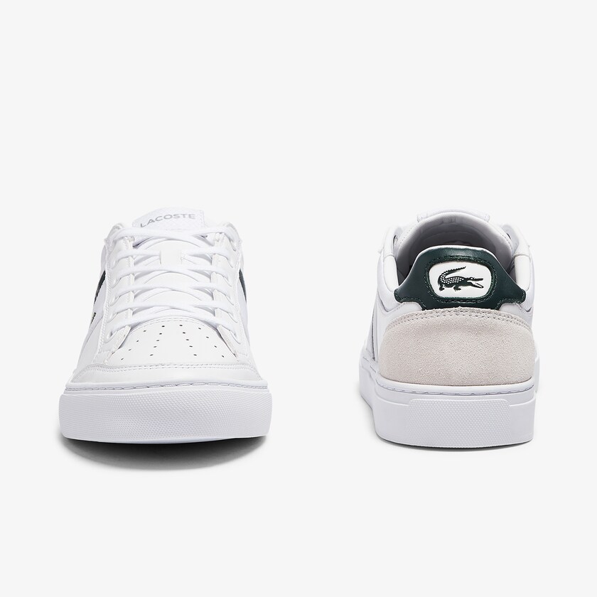 Tenis Lacoste Masculino Branco Courtline Leather and Textile CU4-10351Q0