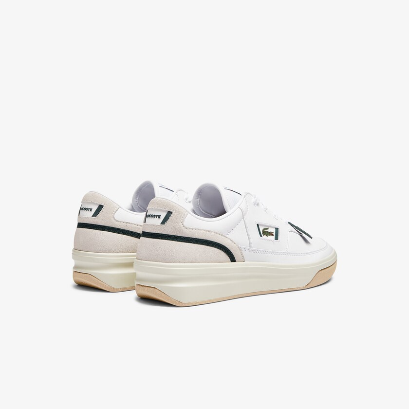 Tenis Lacoste Masculino Branco G80 Leather and Suede WA7-47464V5